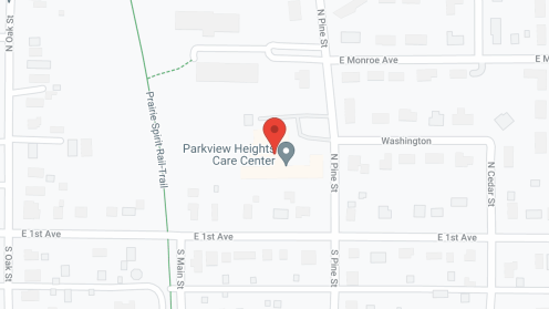 Map of the neighborhood around Golden Heights Living Ctr