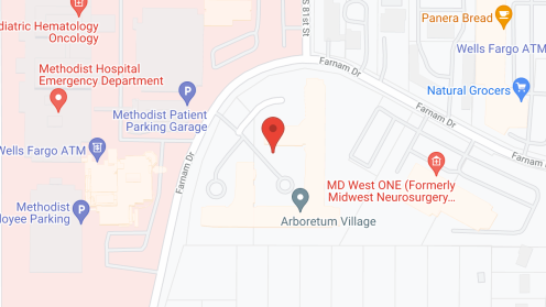 Map of the neighborhood around The Arboretum an Immanuel Community