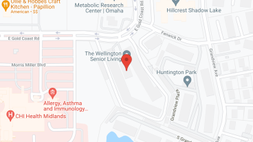 The Wellington in google map
