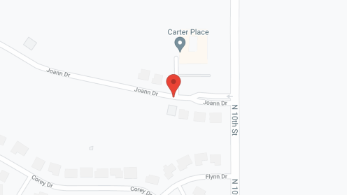Map of the neighborhood around Carter Place