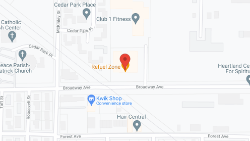 Map of the neighborhood around River Bend