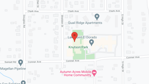 Map of the neighborhood around LakePoint El Dorado
