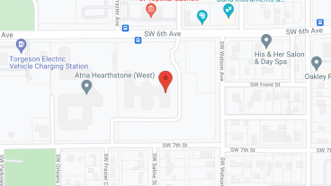 Atria Hearthstone East and Wes in google map