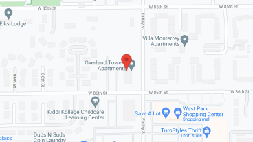 Overland Towers Apartments in google map