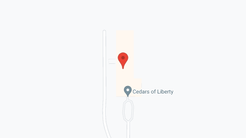 Map of the neighborhood around Cedars of Liberty