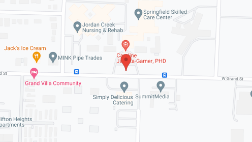 Map of the neighborhood around The Lodges