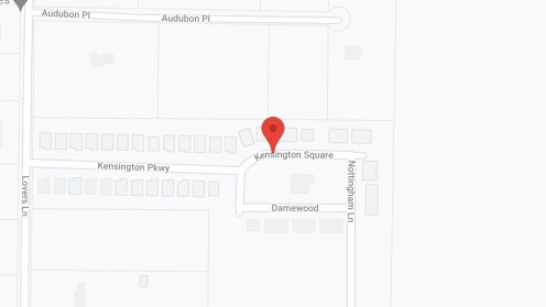 Map of the neighborhood around Kensington Park