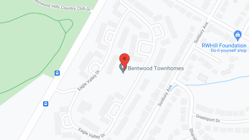Map of the neighborhood around Colony North Apartments