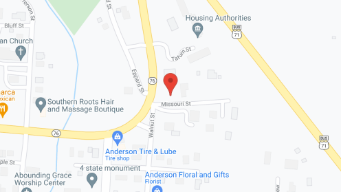 Map of the neighborhood around Woodlawn Manor Residential