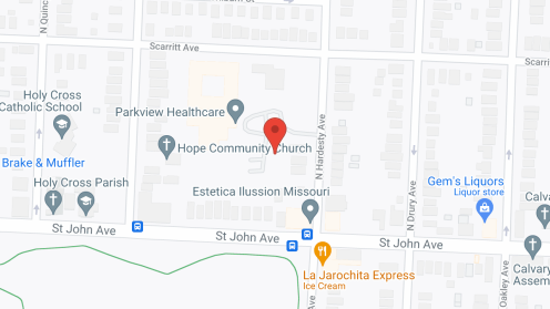 Map of the neighborhood around Glennon RCF