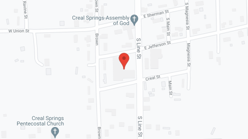 Map of the neighborhood around Creal Springs Nursing Home
