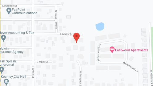 Map of the neighborhood around Kearney Senior Housing