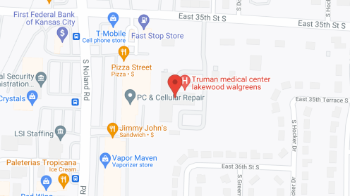 Map of the neighborhood around Olde Oak Tree Apartments