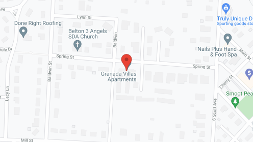 Map of the neighborhood around Granada Villas Apartments