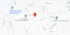 Farmington Presbyterian Manor in google map