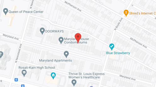 Map of the neighborhood around Wilbar Boarding Home