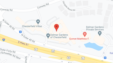 Delmar Gardens of Chesterfield in google map