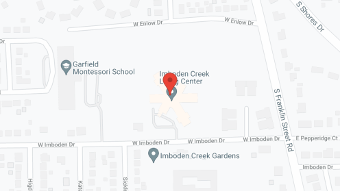 Map of the neighborhood around Imboden Creek Living Ctr