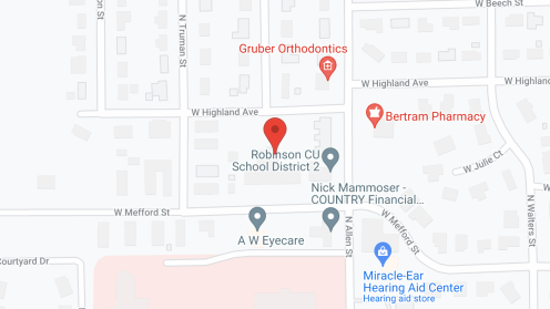 Map of the neighborhood around Crawford County Convalescent