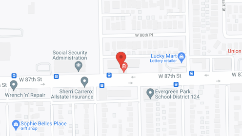 Map of the neighborhood around Symphony At 87th Street