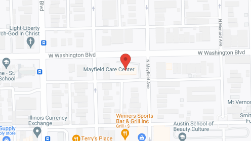 Map of the neighborhood around Mayfield Care Center