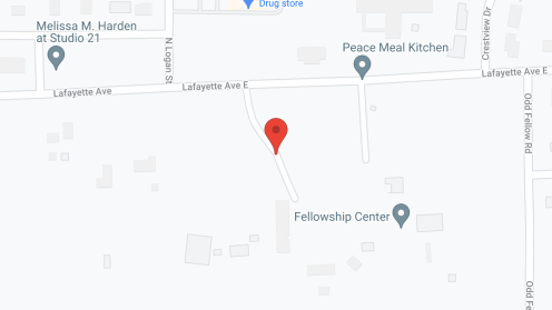 Map of the neighborhood around Odd Fellows-Rebekah Home