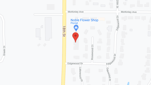 Map of the neighborhood around Lakewood Village