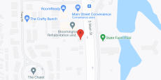 Bloomington Rehabilitation and Health Care Center in google map