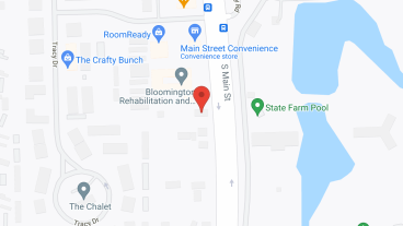 Bloomington Rehabilitation and Health Care Center in google map