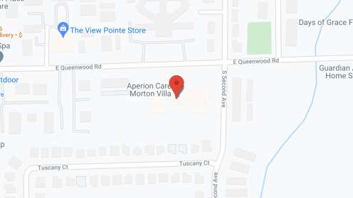Map of the neighborhood around Morton Villa Nursing Cntr