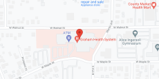 Graham Hospital in google map