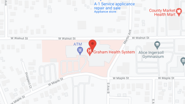 Graham Hospital in google map