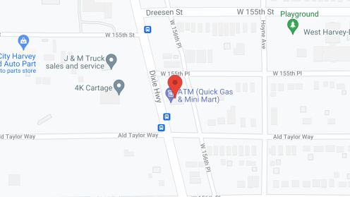 Map of the neighborhood around Dixie Manor Sheltered Care Hm
