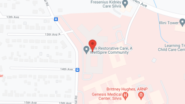 Illini Restorative Care Ctr in google map