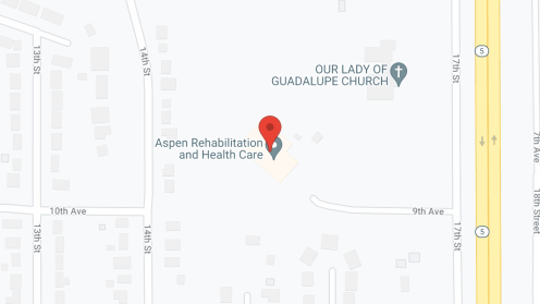 Map of the neighborhood around Aspen Health Care Ctr