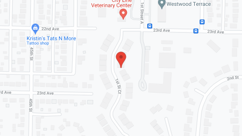 Map of the neighborhood around Forsberg Christian Retirement