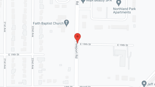 Map of the neighborhood around Sterling Towers