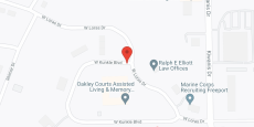 Oakley Courts in google map