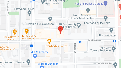 Map of the neighborhood around Friendly Towers