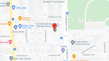 Continental Nursing and Rehab in google map