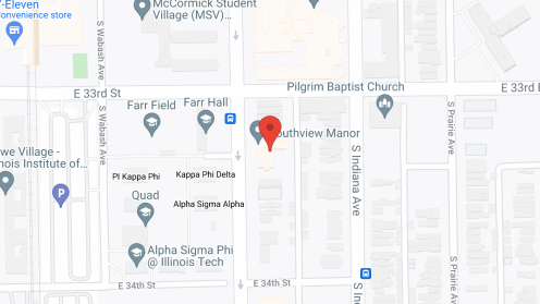Map of the neighborhood around Carlton at the Lake
