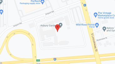 Asbury Gardens in google map
