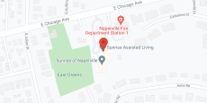 Sunrise of Naperville in google map