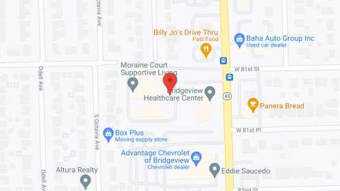 Map of the neighborhood around Moraine Court