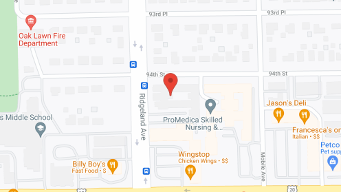 Map of the neighborhood around Aperion