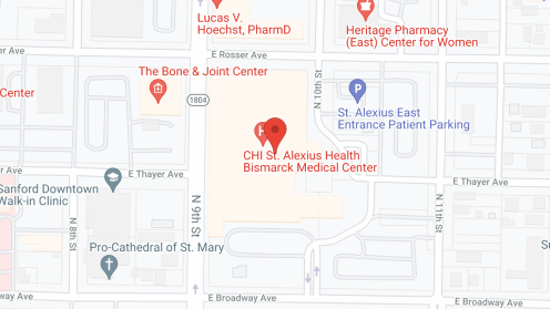 Map of the neighborhood around St Alexius Transitional Care