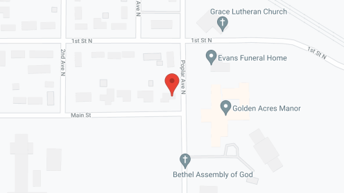 Map of the neighborhood around Golden Acres Manor