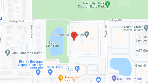 Map of the neighborhood around Brookdale Glen Ellyn