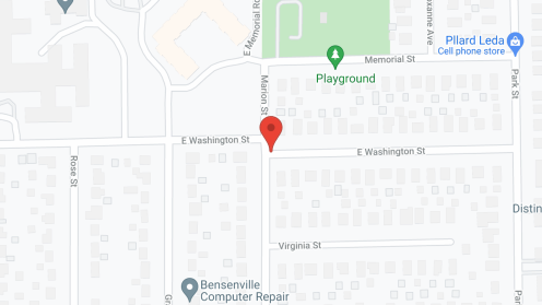 Map of the neighborhood around Bridgeway of Bensenville