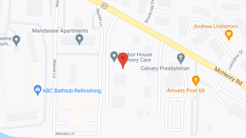 Map of the neighborhood around Harbor House - Memory Care